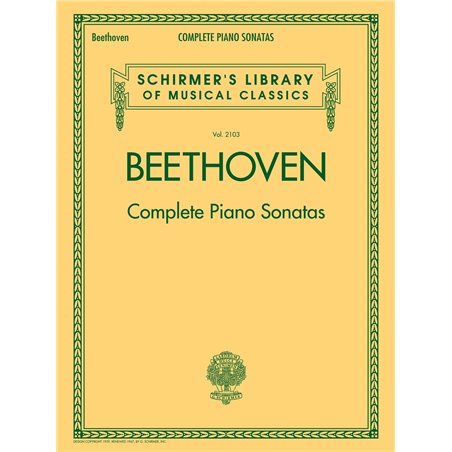 Partitura. BEETHOVEN - COMPLETE PIANO SONATAS