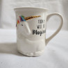 Mug. MAGICAL UNICORN SCULPTED