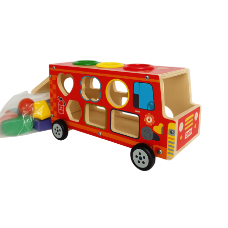 Carro clasificador de formas (tres motivos)